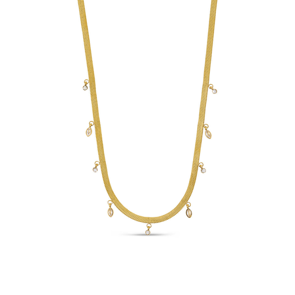 Colar Choker Luz Banhado a Ouro 18k - ByFirenzzi