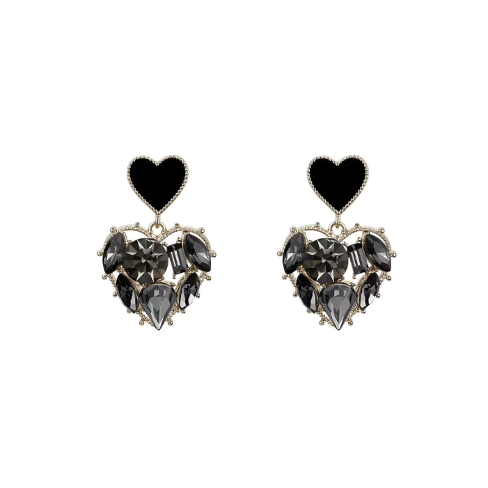 Crystal Earrings 18k Gold-Plated - ByFirenzzi