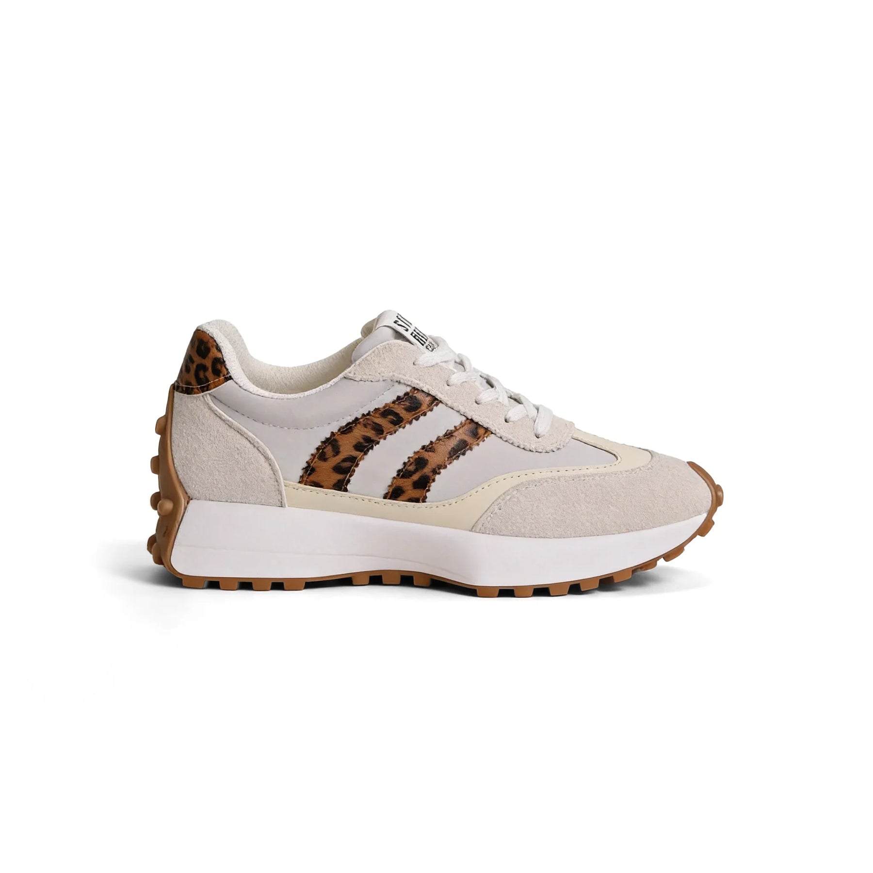 CloudLane Stripe Casual | Leopard Off-White