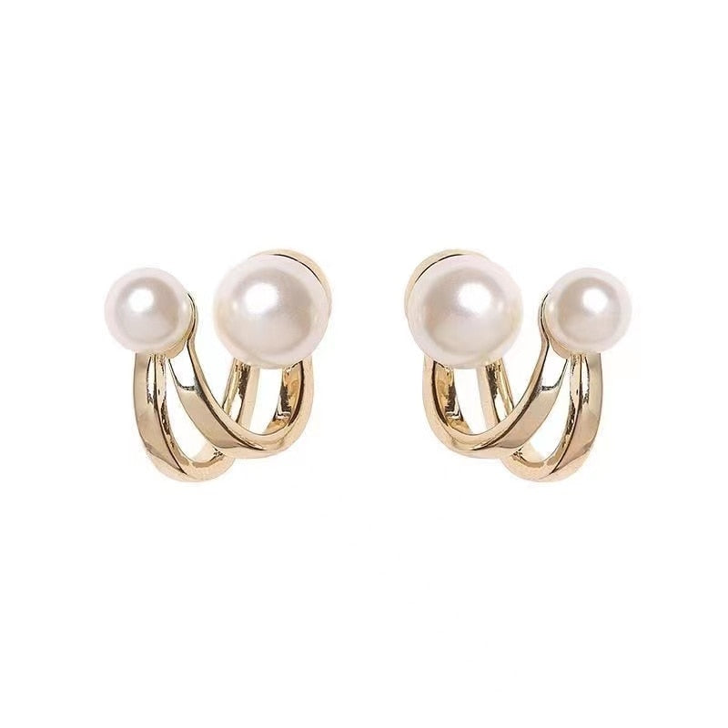 Brinco de Pérola Delicadeza Banhado a Ouro 18k - ByFirenzzi