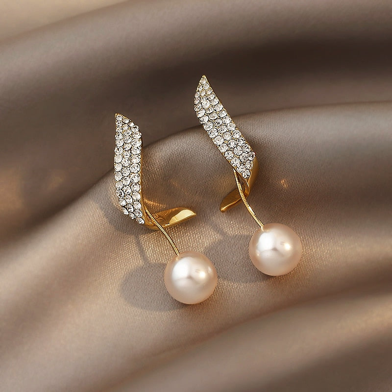 Brinco de Pérola Imperial Banhado a Ouro 18k - ByFirenzzi