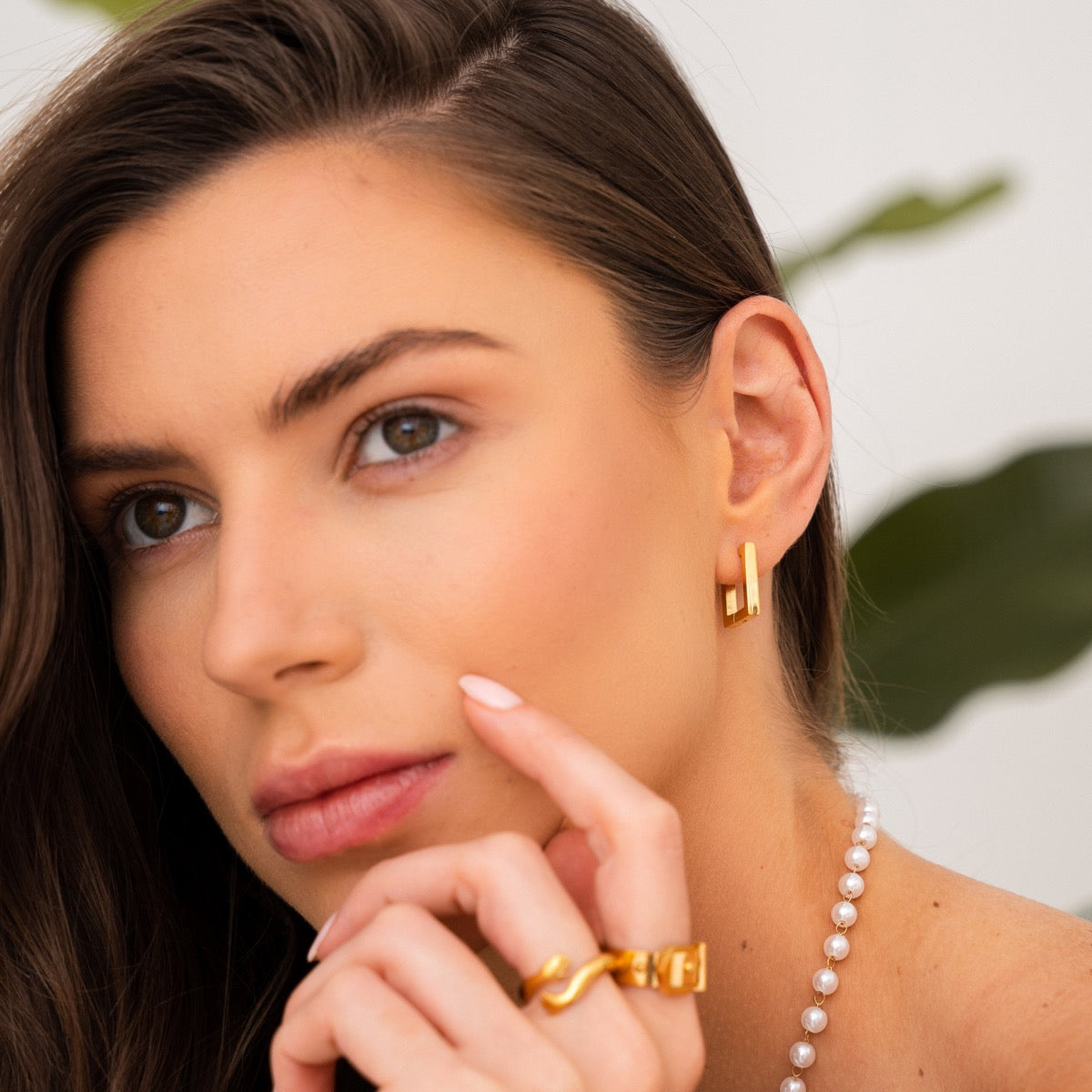 Brincos Eliza Banhado em Ouro 18k - ByFirenzzi