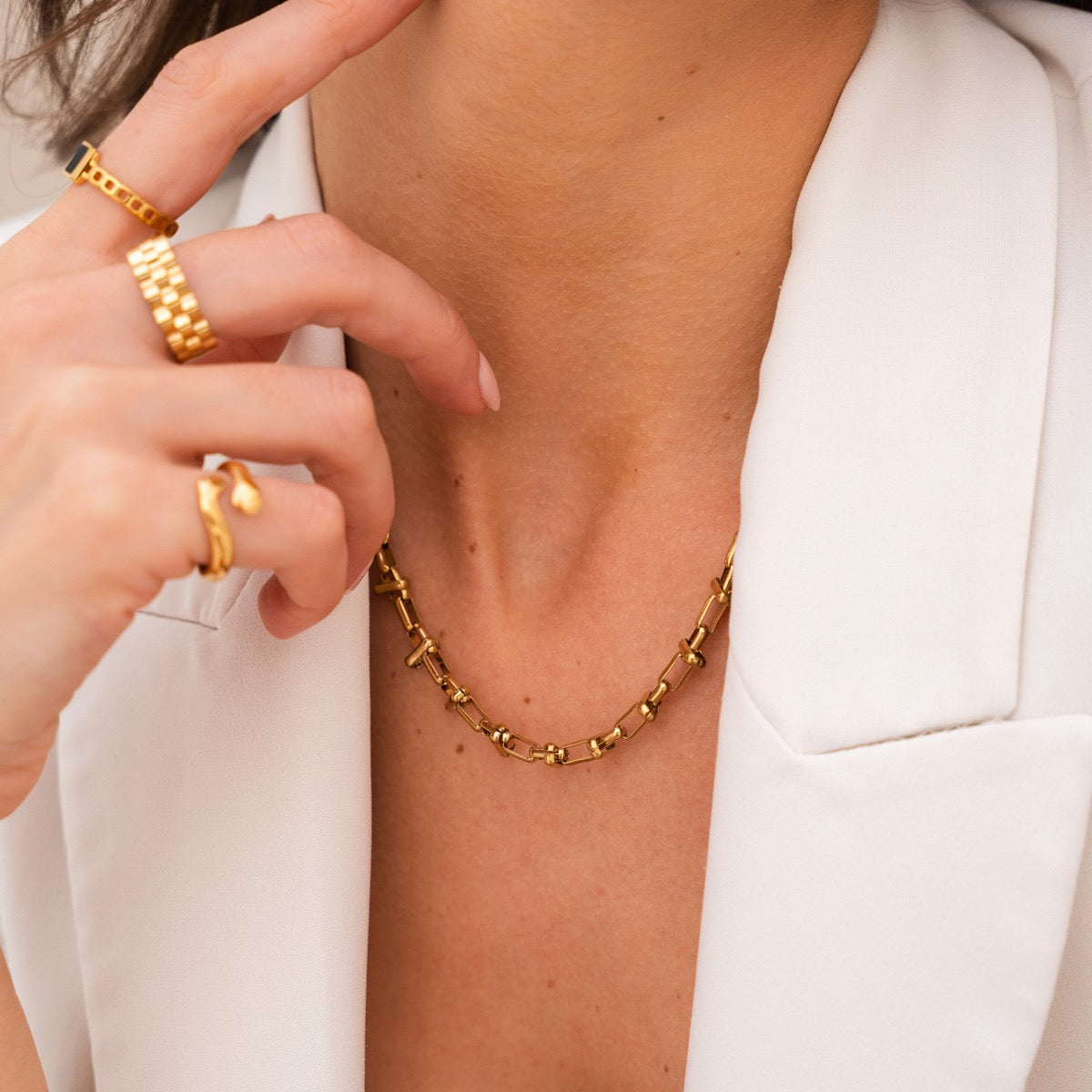 Colar Choker Banhado a Ouro 18k - ByFirenzzi