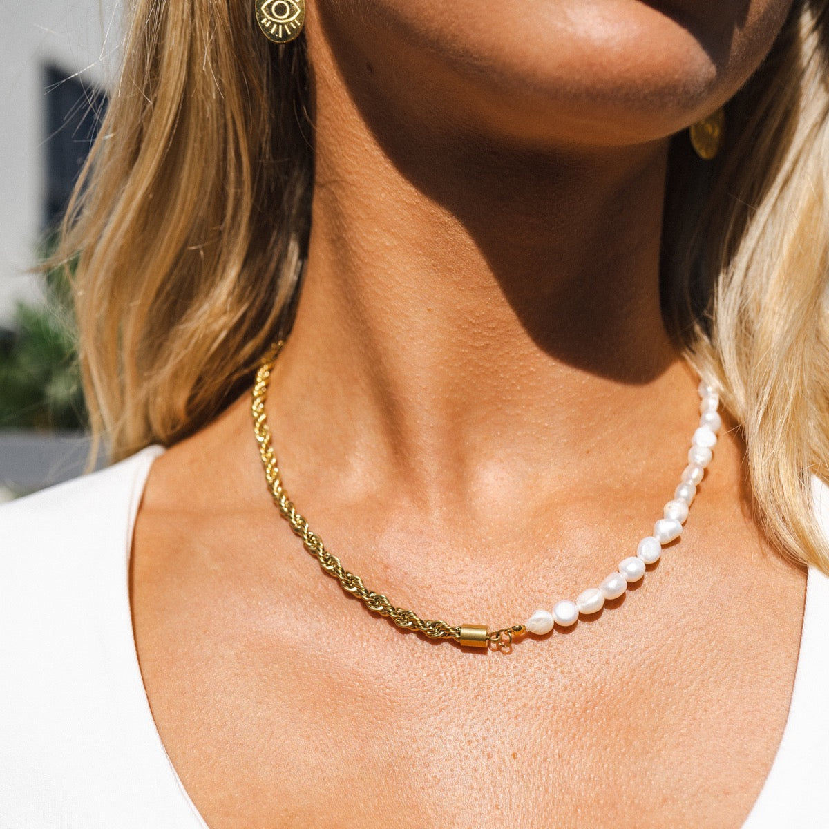 Colar Maria Helena Banhado a Ouro 18K - ByFirenzzi