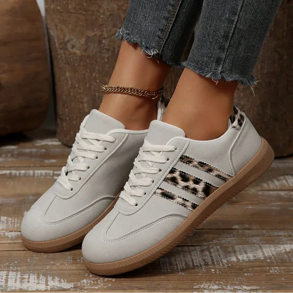 Retro Leopard Grey Sneaker