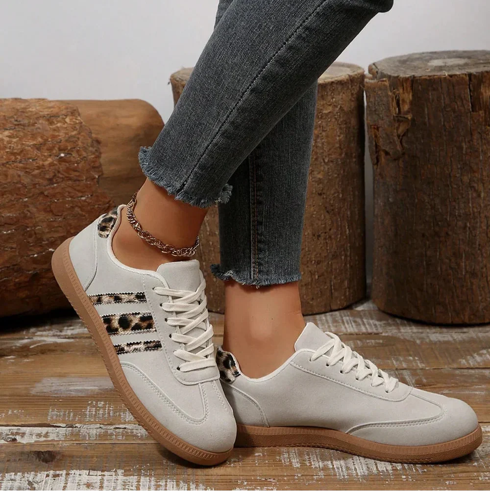 Retro Leopard Grey Sneaker