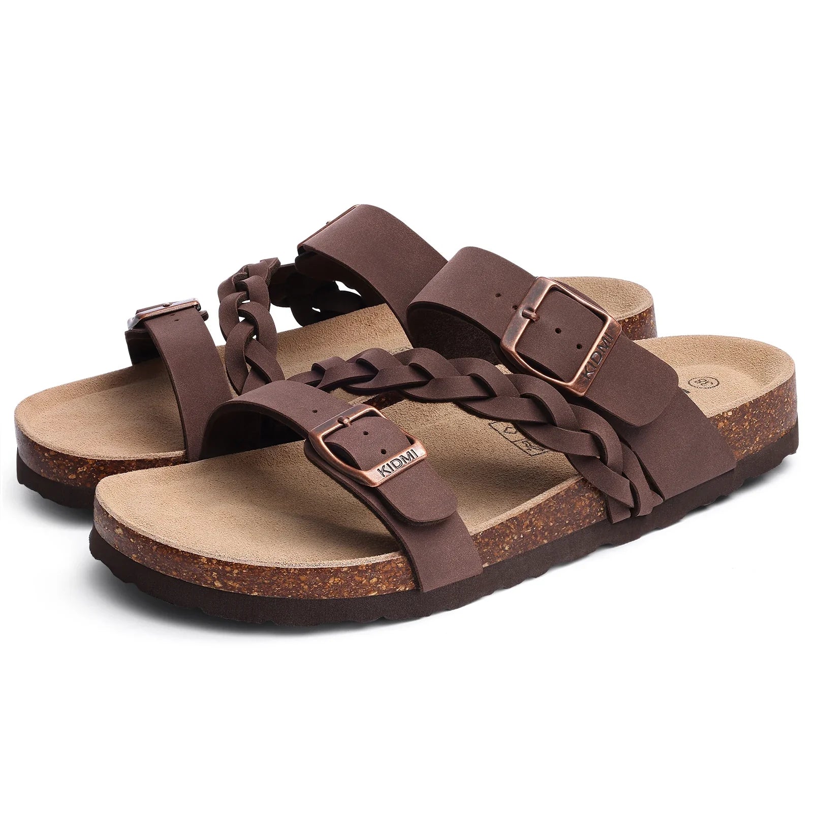 Arden gevlochten kurk comfortabele sandalen