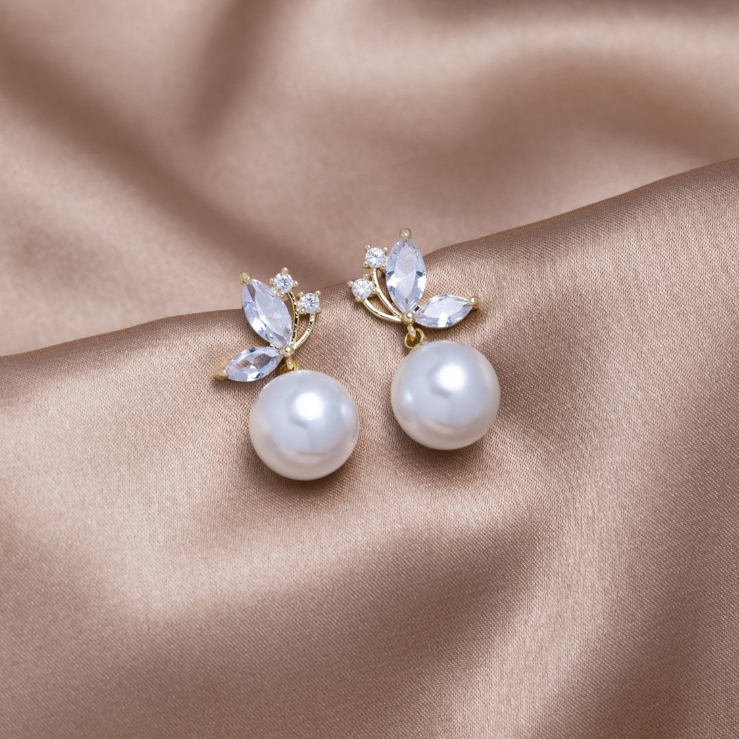 Butterfly Earrings 18k Gold-Plated - ByFirenzzi