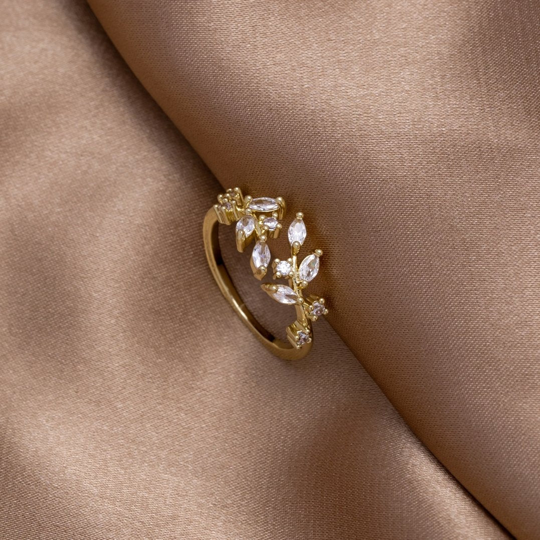 18k Gold-Plated Clarisse Signature Band – ByFirenzzi