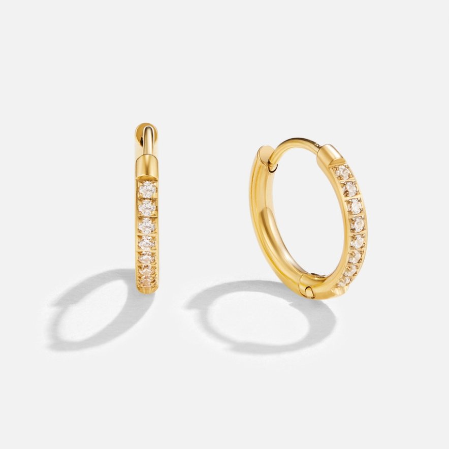 Eternity Earrings – 18k Gold-Plated by ByFirenzzi
