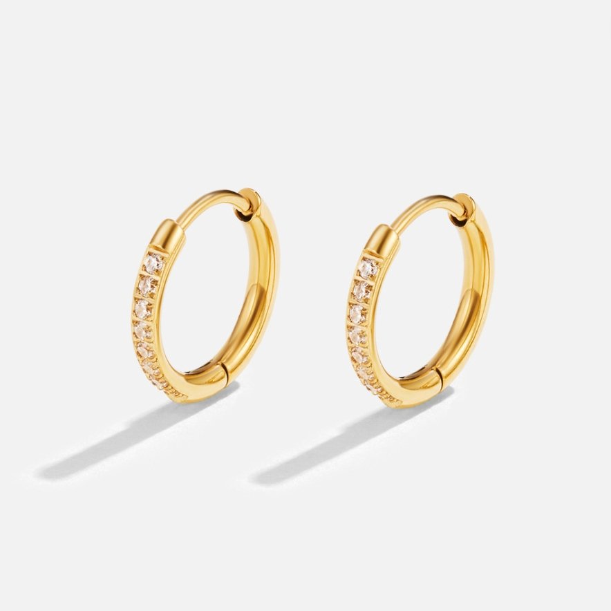 Eternity Earrings – 18k Gold-Plated by ByFirenzzi