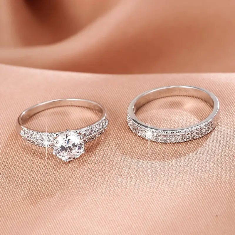 18k Gold-Plated Ardella Ring Set – By Firenzzi