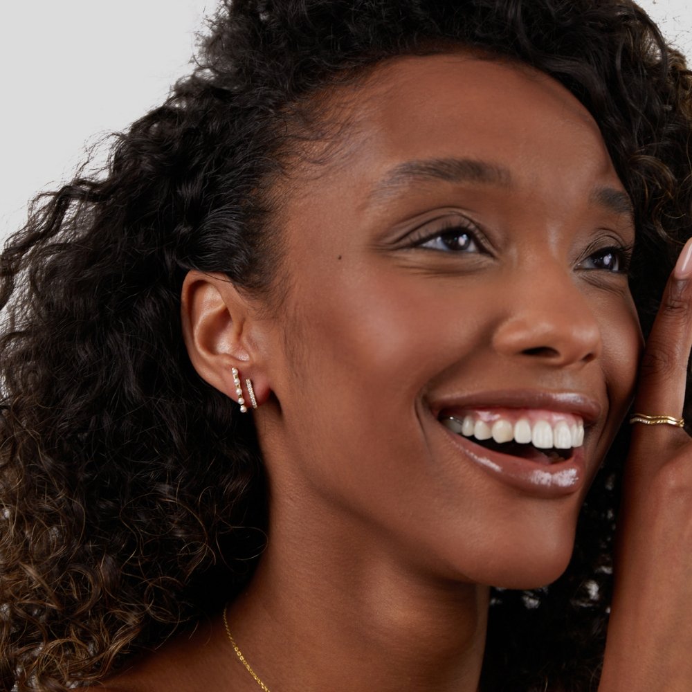 Raya Pearl Earrings 18k Gold-Plated - ByFirenzzi