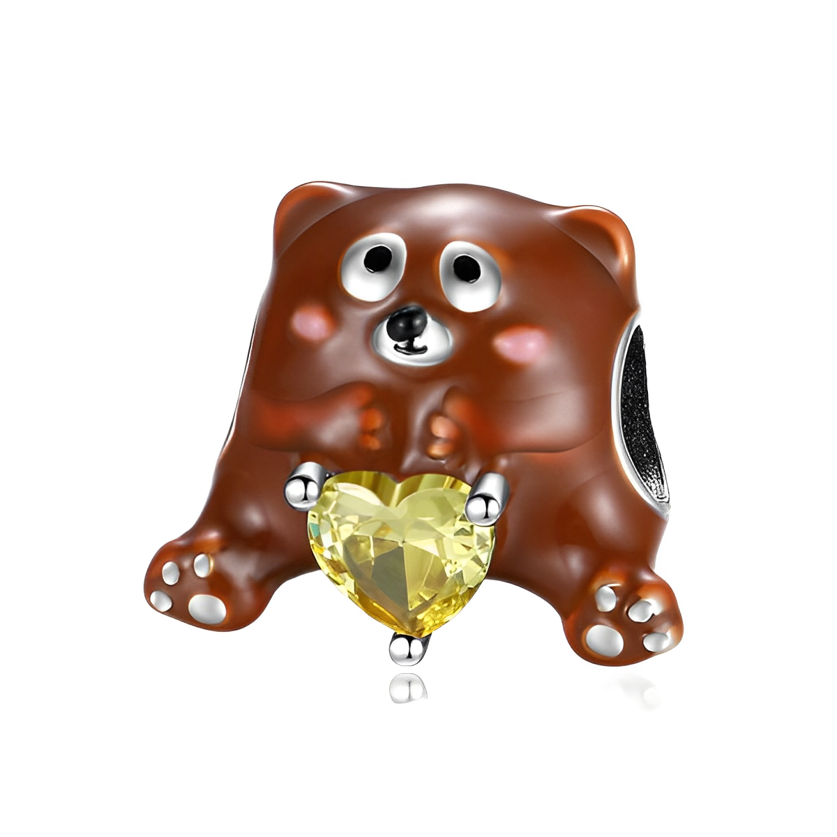Berloque Bear Prata 925 - By Firenzzi