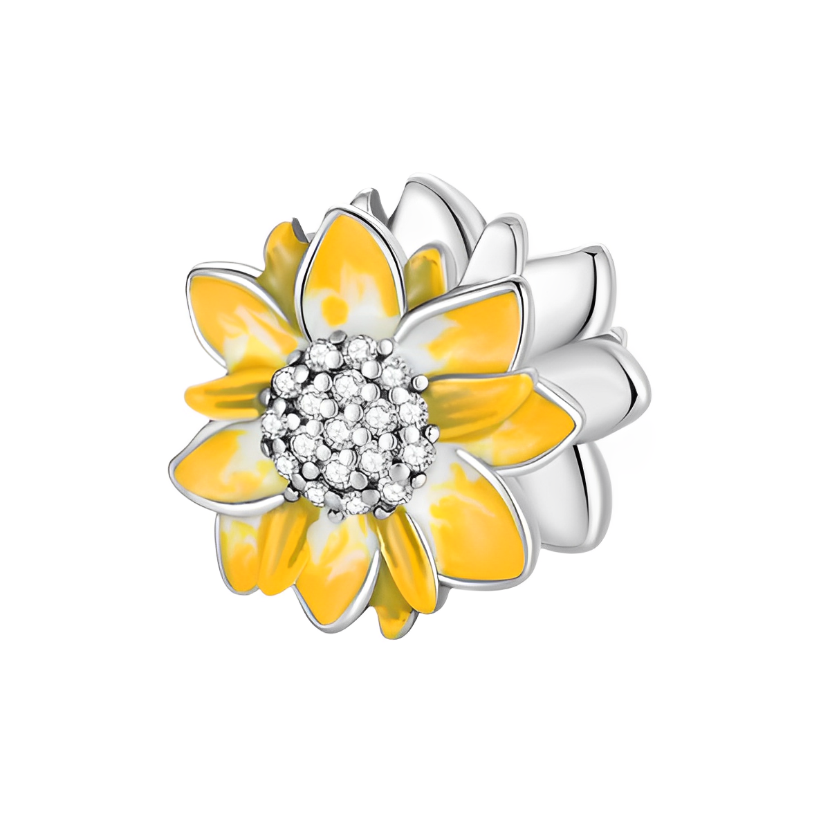 Berloque Flor de Sol Prata 925 - ByFirenzzi