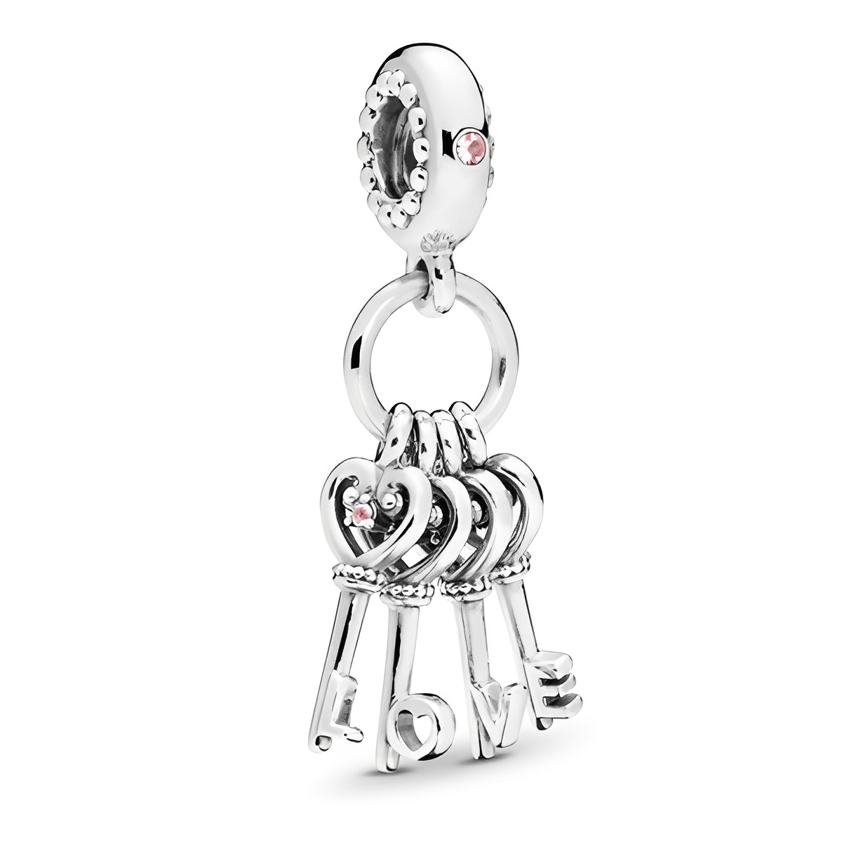 Berloque Chave Love Prata 925 - ByFirenzzi