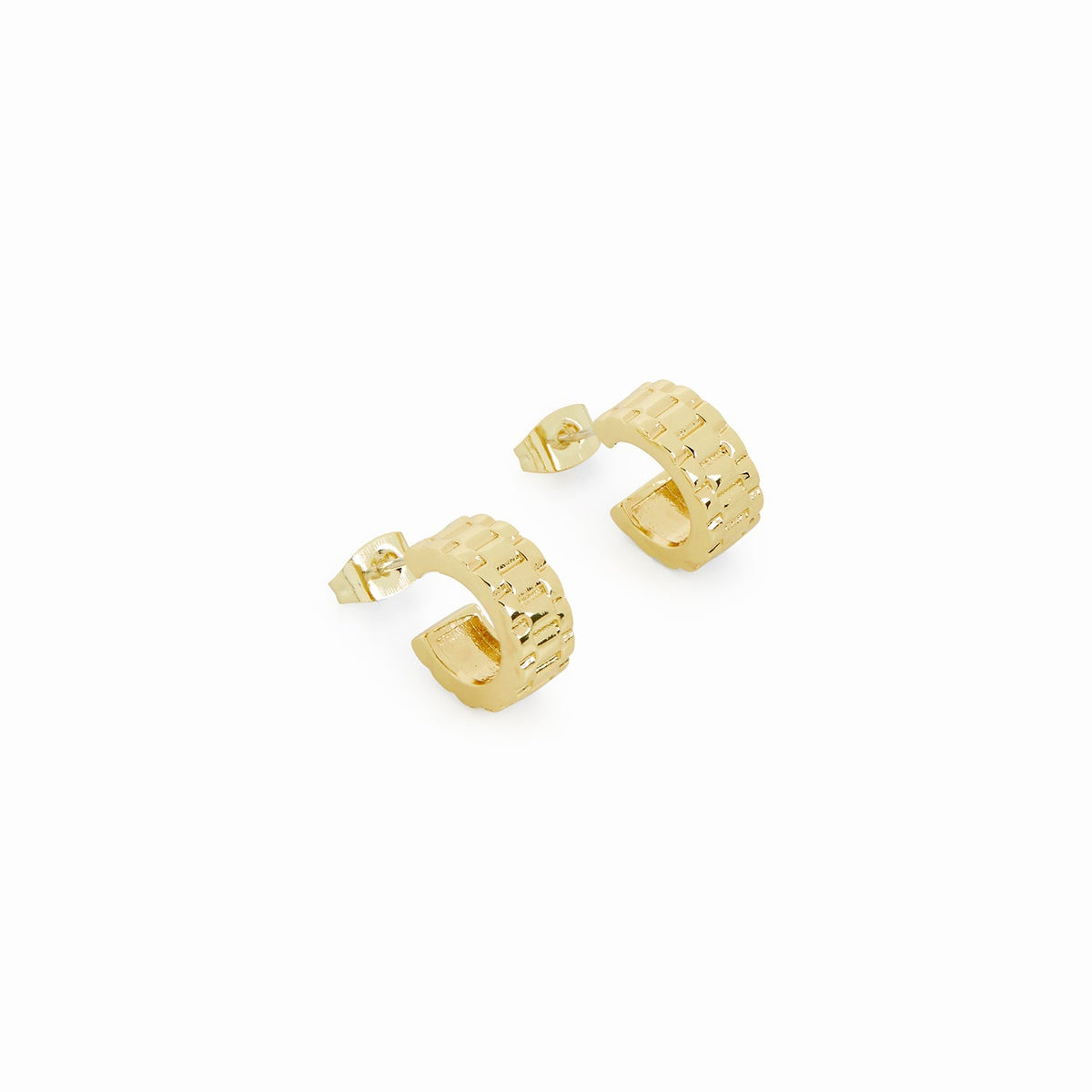 Brincos Argola Mini Bia Banhado a Ouro 18k -  ByFirenzzi