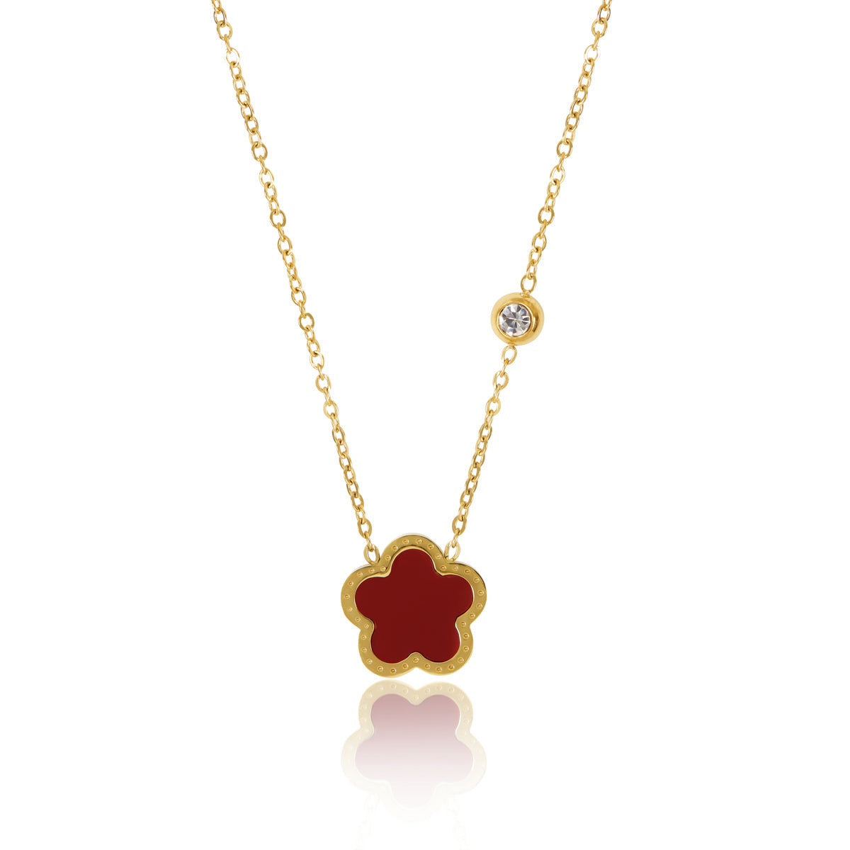 Colar Trevo Banhado a Ouro 18k - ByFirenzzi