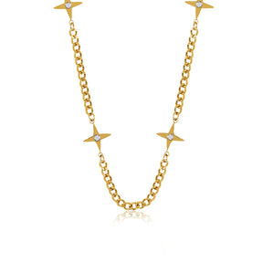 Colar Estrela Banhado a Ouro 18K - ByFirenzzi