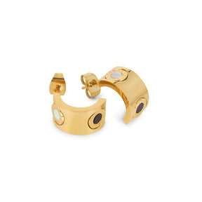 Brincos Romanos Banhado a Ouro 18k - ByFirenzzi