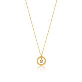 Colar de Números Romanos Banhado a Ouro 18k - ByFirenzzi