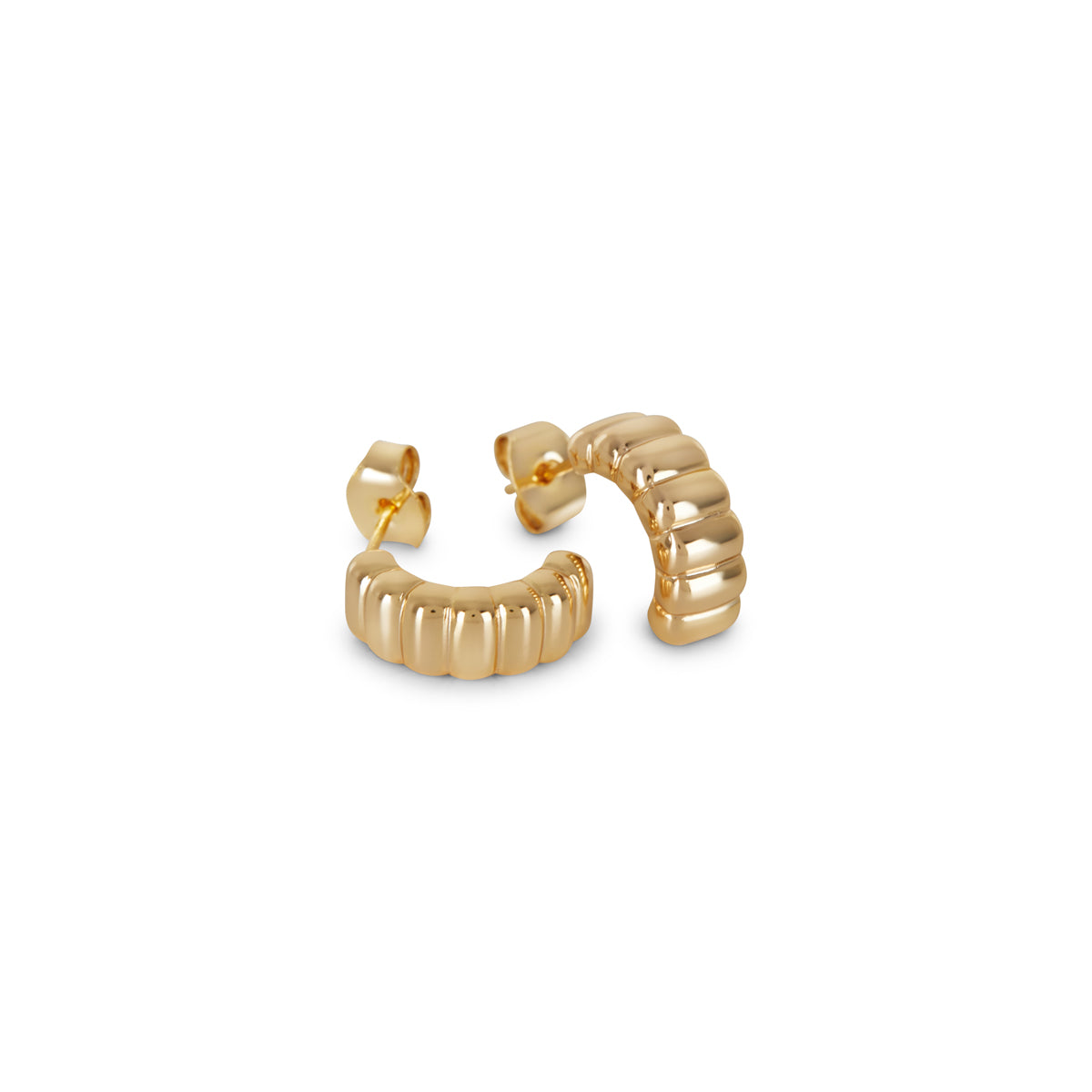 Brincos Argolas Nala Banhado em Ouro 18k - ByFirenzzi