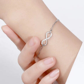 Infinity 925 Sterling Silver Bracelet – ByFirenzzi
