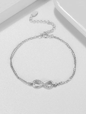 Infinity 925 Sterling Silver Bracelet – ByFirenzzi