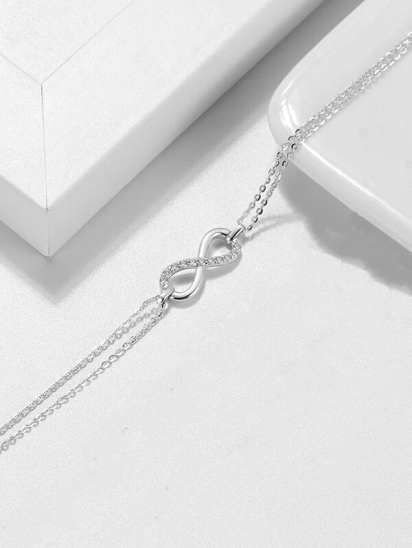 Infinity 925 Sterling Silver Bracelet – ByFirenzzi