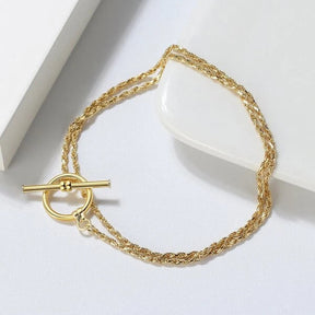 Vicenza 18k Gold-Plated Bracelet – ByFirenzzi