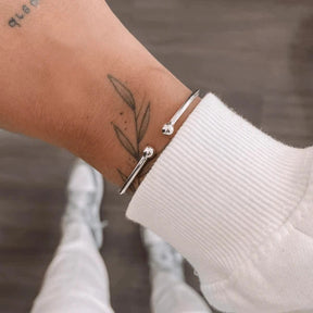 Messina 925 Sterling Silver Bangle – ByFirenzzi