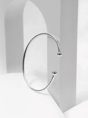 Messina 925 Sterling Silver Bangle – ByFirenzzi