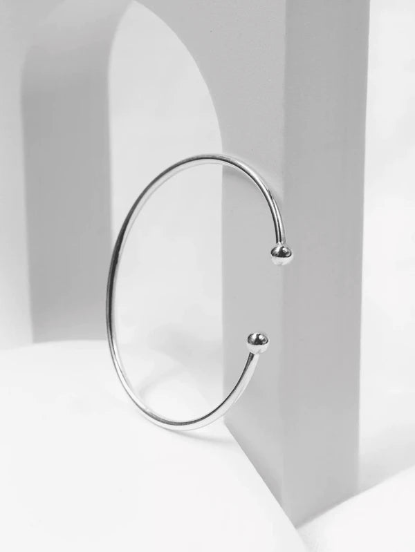 Messina 925 Sterling Silver Bangle – ByFirenzzi