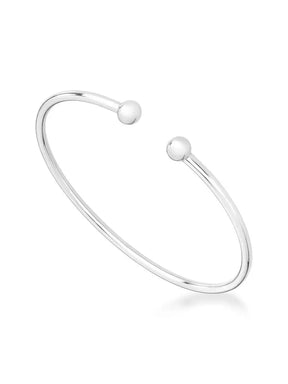 Messina 925 Sterling Silver Bangle – ByFirenzzi