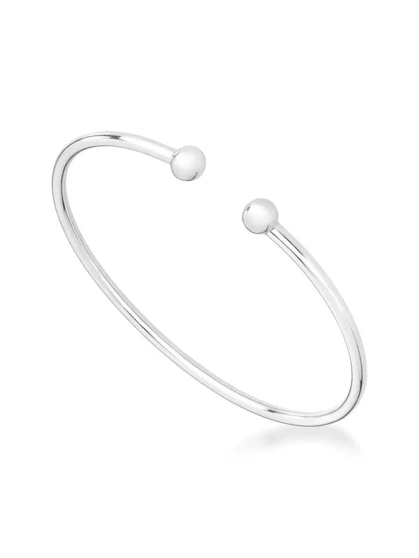 Messina 925 Sterling Silver Bangle – ByFirenzzi