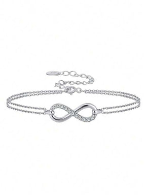 Infinity 925 Sterling Silver Bracelet – ByFirenzzi