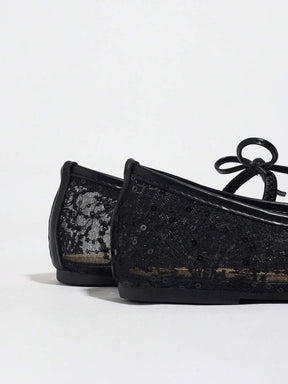 Elowen Lace Mary Jane Ballet Flats