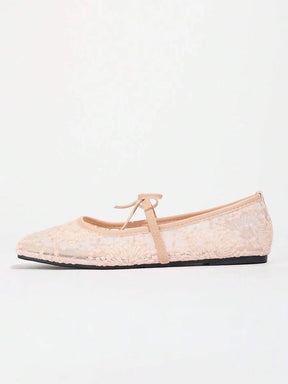 Elowen Lace Mary Jane Ballet Flats
