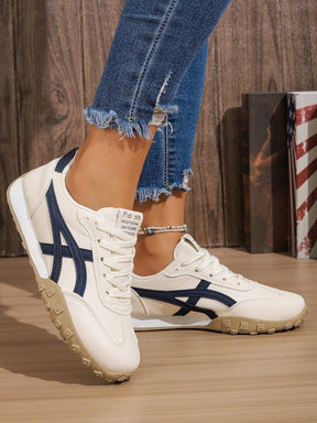 Riverton Court Retro Stripe Gum Sneakers