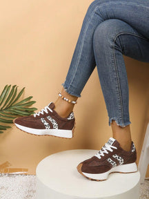 CloudLane Stripe Casual | Luipaardprint Bruin/Gebroken Wit