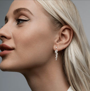 Leaf Earrings 18k Gold-Plated by ByFirenzzi