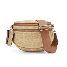 Checkered Crossbody Belt Bag for Women - Spacious Bum Bag for Moms & Daily Travel