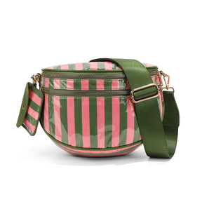 Checkered Crossbody Belt Bag for Women - Spacious Bum Bag for Moms & Daily Travel