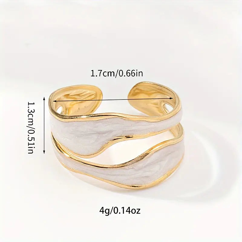 18k Gold-Plated Élise Ring – By Firenzzi