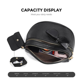 Checkered Crossbody Belt Bag for Women - Spacious Bum Bag for Moms & Daily Travel