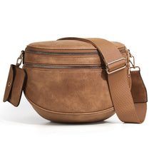 Checkered Crossbody Belt Bag for Women - Spacious Bum Bag for Moms & Daily Travel