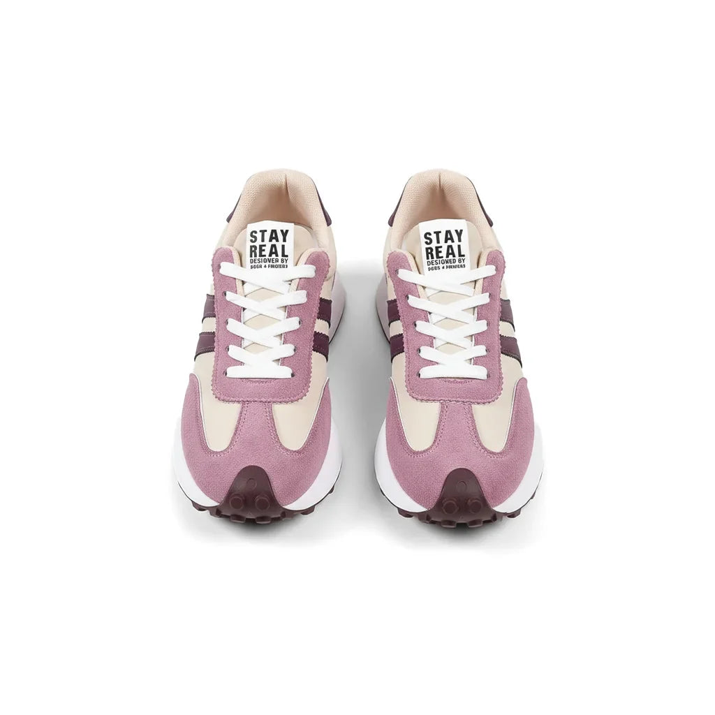 CloudLane gestreepte casual outfit | Roze 