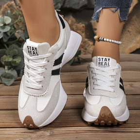 CloudLane Stripe Casual | White