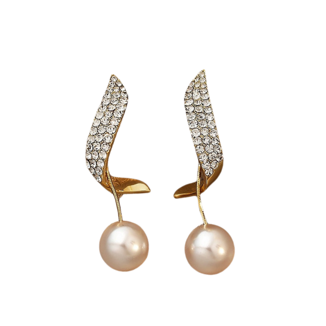 Brinco de Pérola Imperial Banhado a Ouro 18k - ByFirenzzi