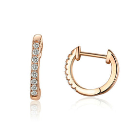 Brinco Argola Julia com Zircônia - ByFirenzzi